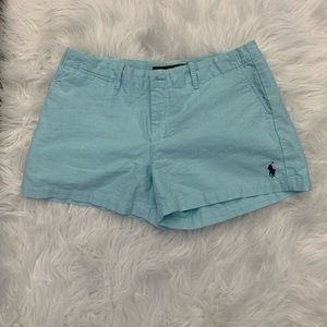 Ralph Lauren polo shorts.